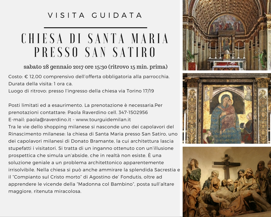 Visita guidata alla chiesa di Santa Maria presso San Satiro